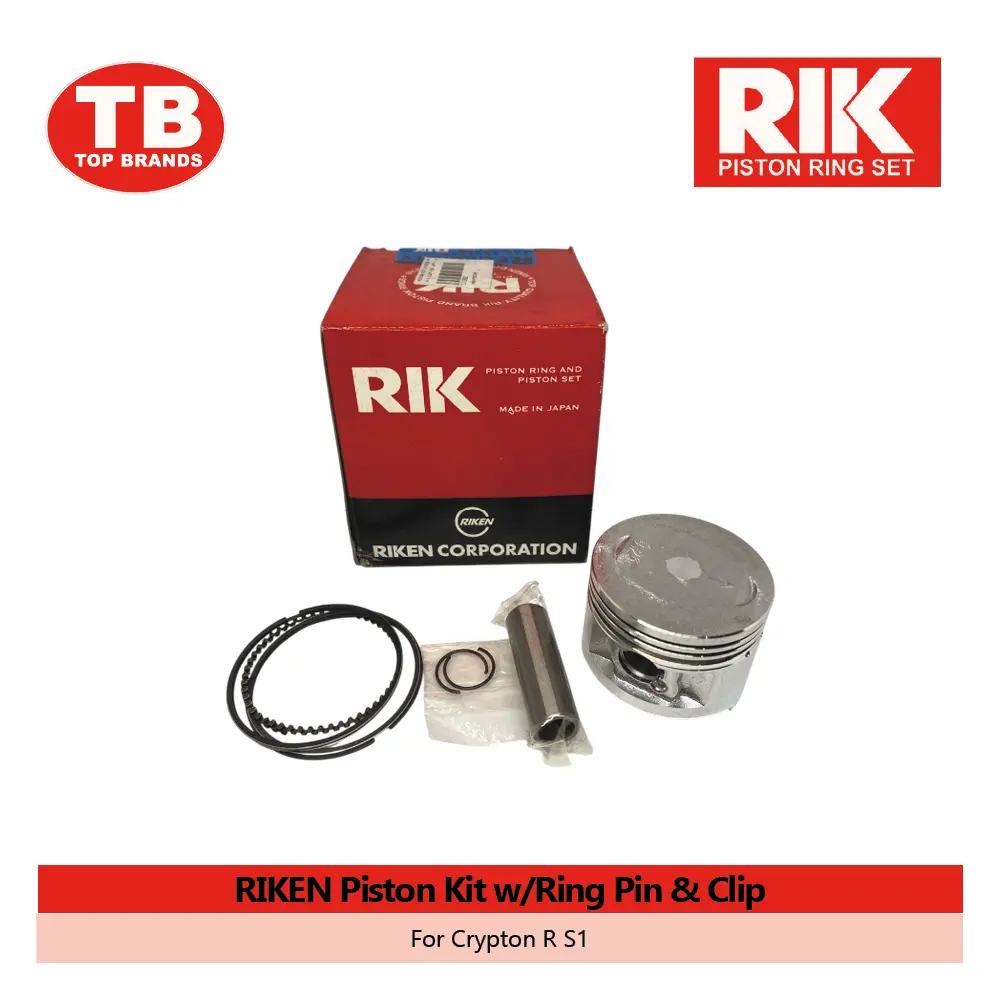 PISTON KIT W/RING PIN & CLIP / CRYPTON R S1 / RIKEN - LZD