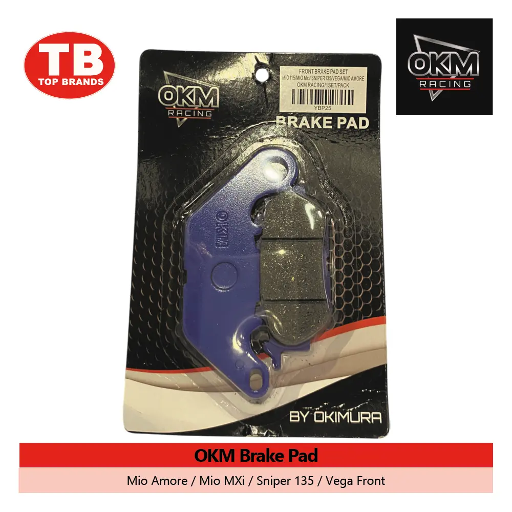 BRAKE PAD / MIO AMORE/MIO MXI/SNIPER135/VEGA FRONT / OKM - LZD