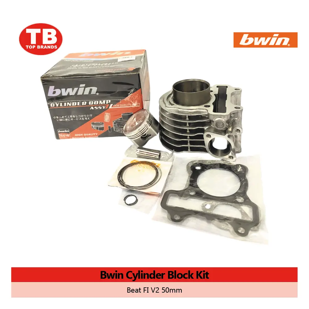 CYL BLOCK W/PISTON KIT / BEAT FI V2 50MM K44 / BWIN - LZD