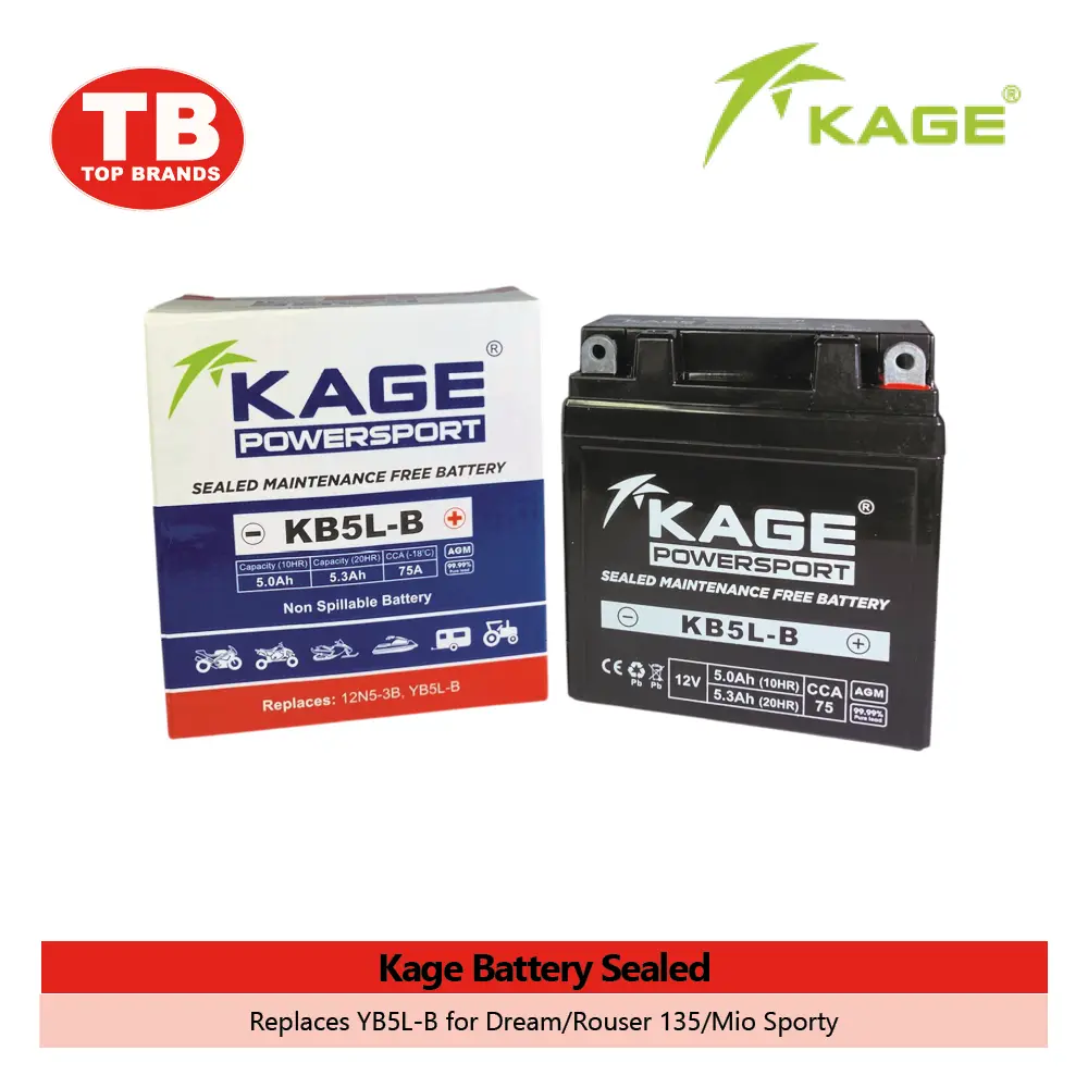 BATTERY SEALED / KB5L-B/YB5L-B DREAM (2024) / KAGE (10PCS/BOX) - LZD - FMV