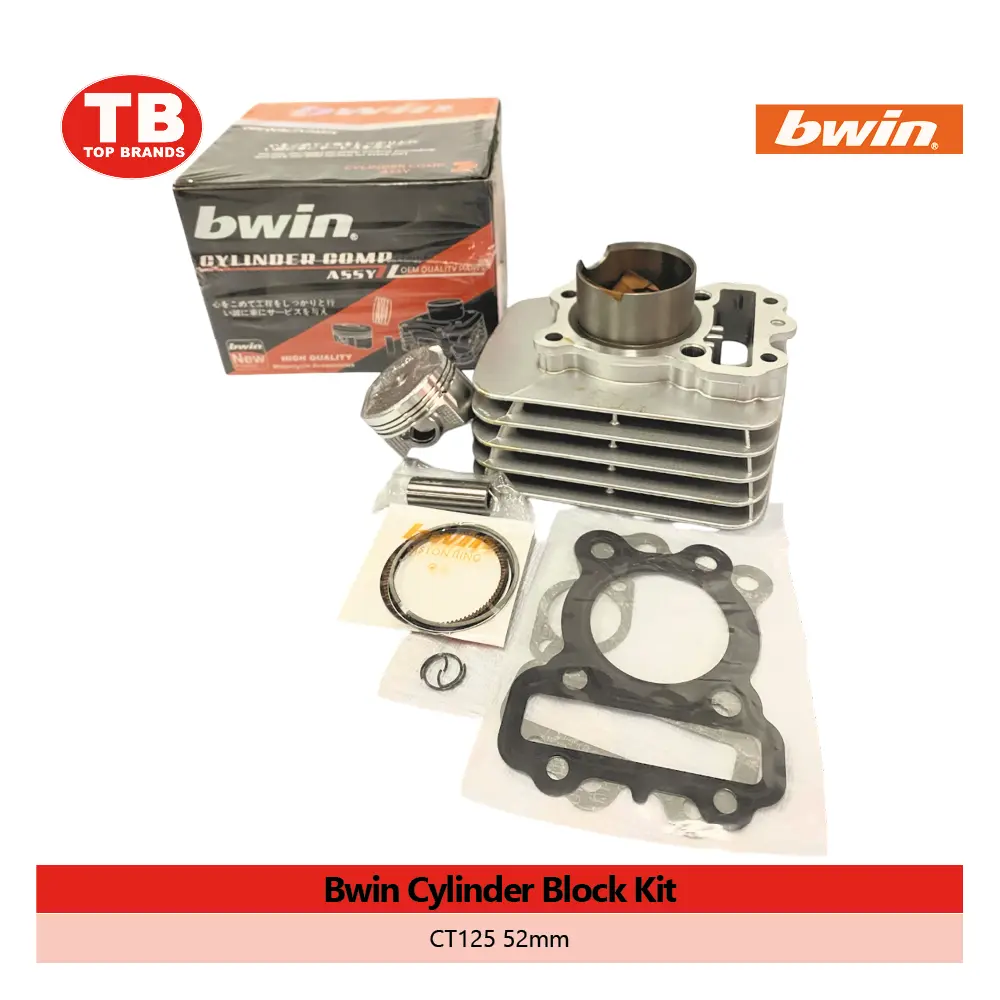 CYL BLOCK W/PISTON KIT / CT125 52MM / BWIN - LZD