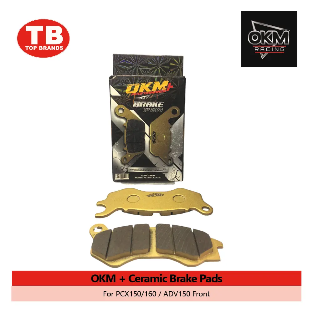 BRAKE PAD CERAMIC / ADV150/PCX160(ABS)/PCX150(ABS) FRONT / OKM+ - LZD