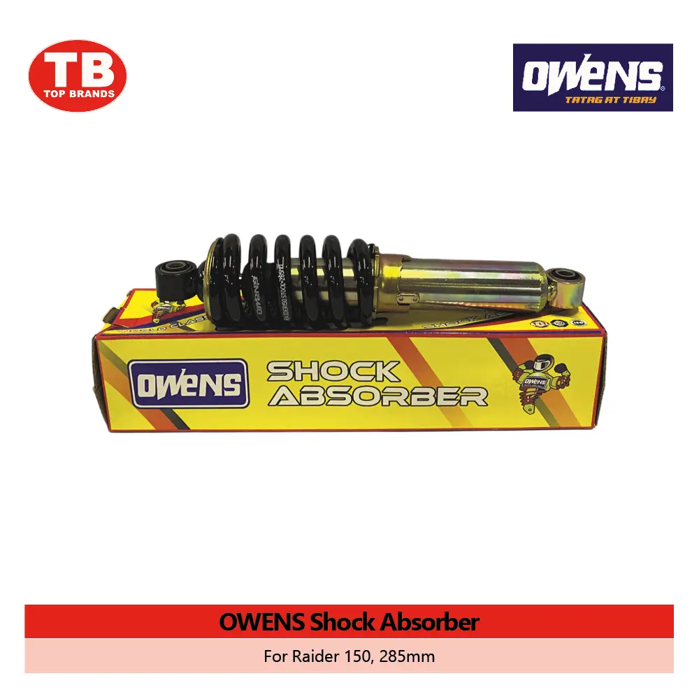 MONO SHOCK / RAIDER150 285MM BLACK / OWENS - LZD
