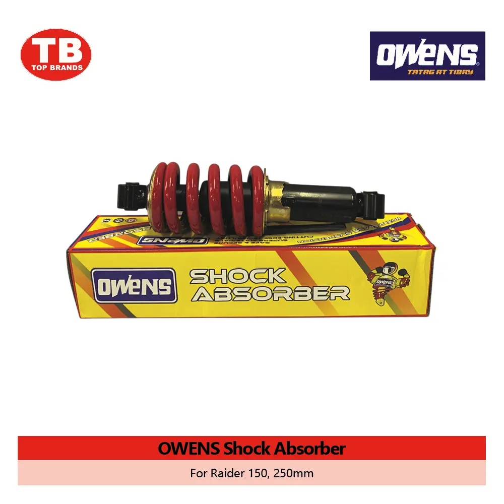 MONO SHOCK / RAIDER150 250MM RED / OWENS - LZD