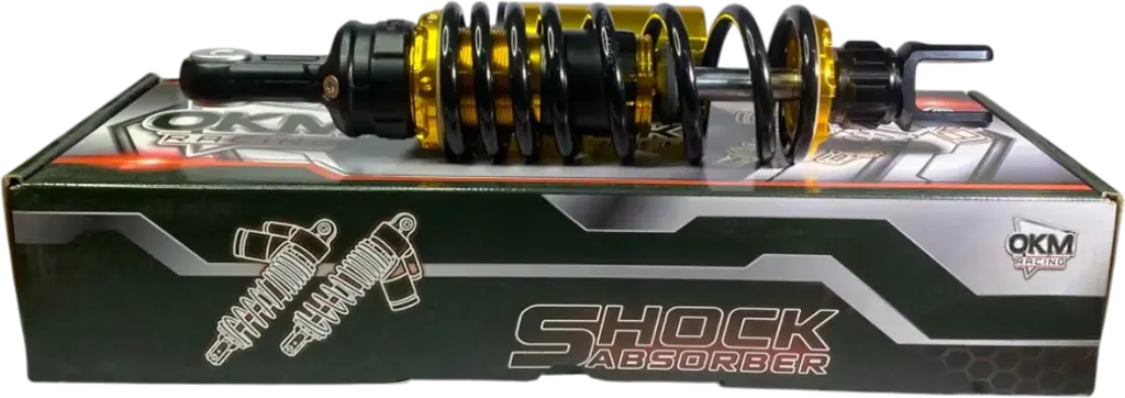 MONO SHOCK K SERIES 25 / BEAT/MIO 300MM BLACK W/GOLD TANK / OKM - LZD
