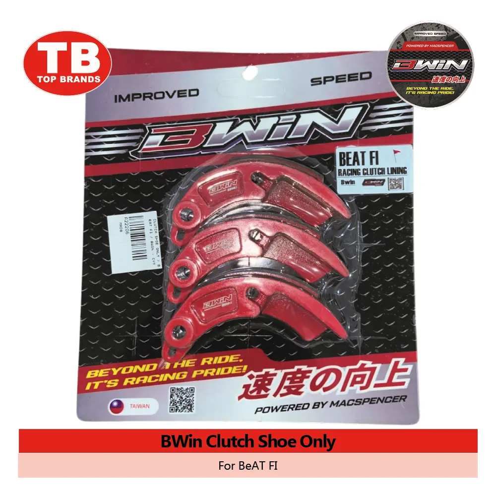 CLUTCH SHOE/LINING ONLY / BEAT FI / BWIN - CVT - LZD