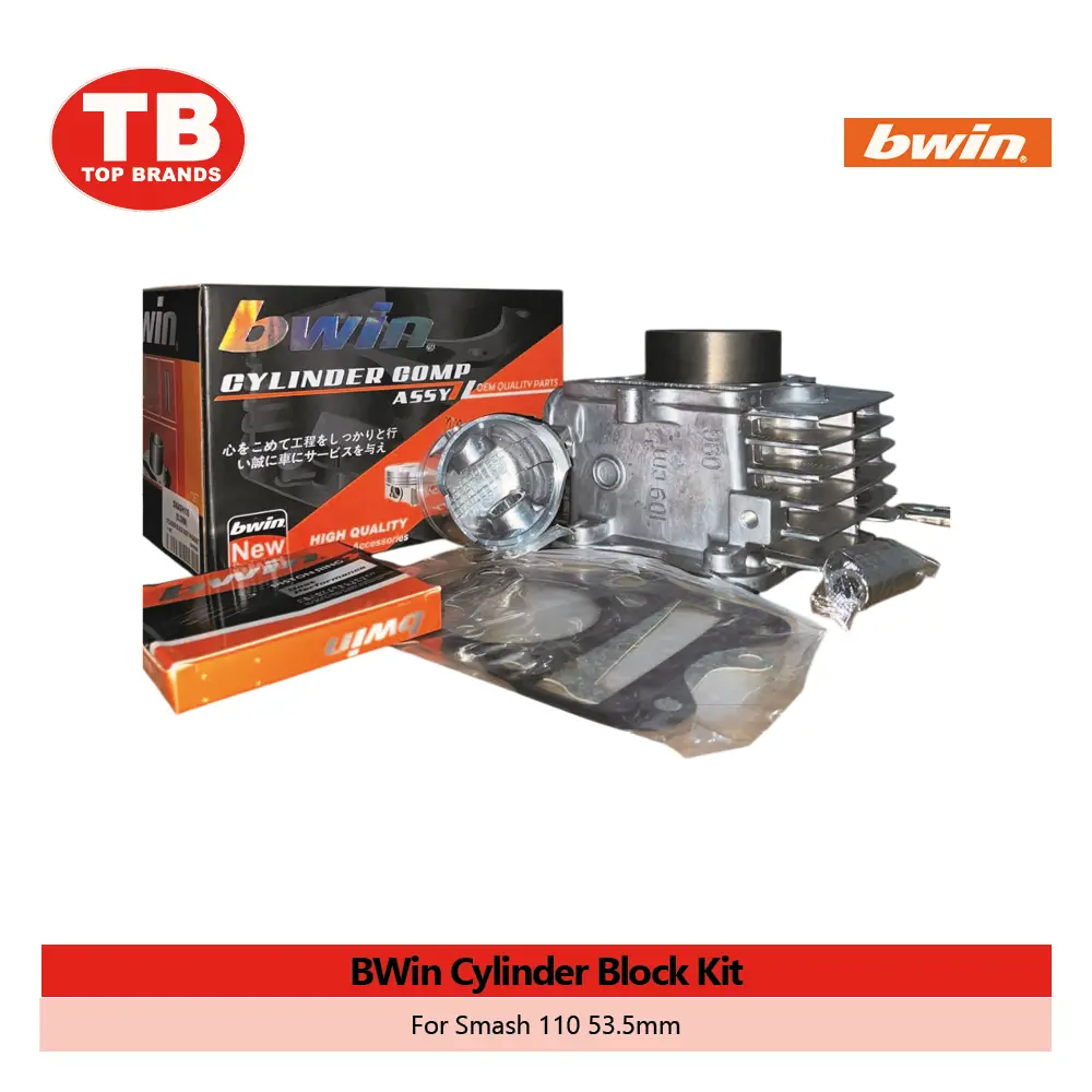 CYL BLOCK W/PISTON KIT / SMASH110 53.5MM / BWIN - LZD