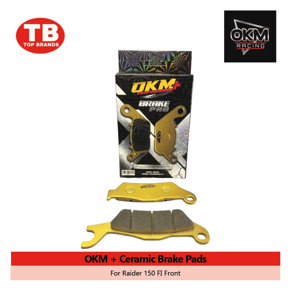 BRAKE PAD CERAMIC / RAIDER150 FI FRONT / OKM+ - LZD
