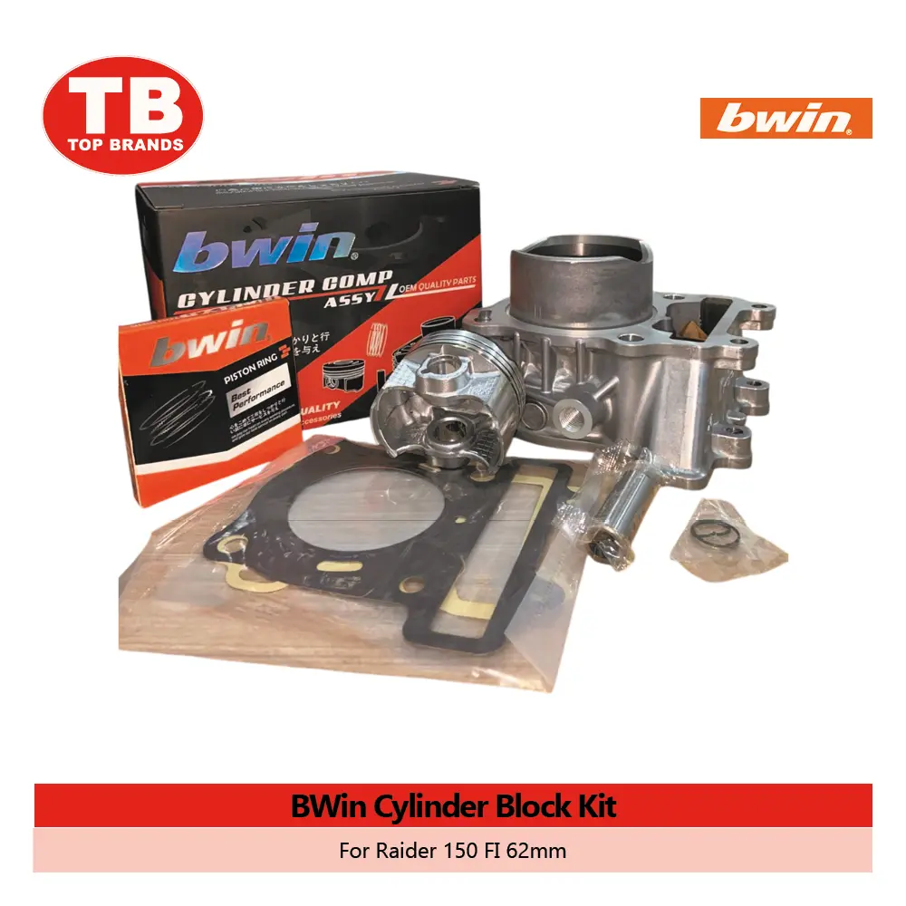CYL BLOCK W/PISTON KIT / RAIDER150 FI 62MM / BWIN - LZD