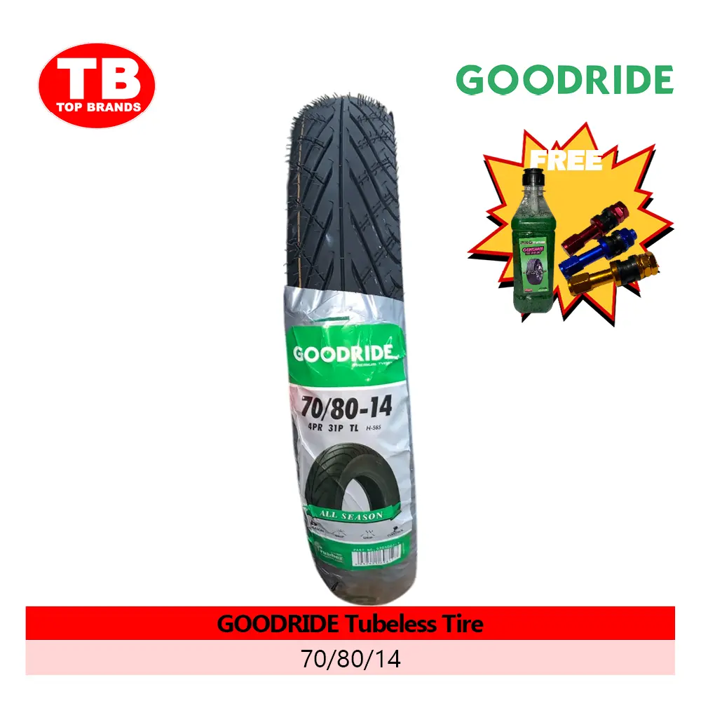 TIRE GOODRIDE / TL 70/80-14 4PR H-565 SRP732 - LZD
