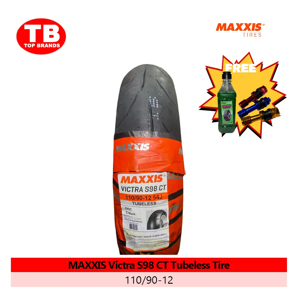 TIRE MAXXIS / TL 110/90-12 VICTRA S98 CT GIORNO/GRAVIS SRP2471 - LZD