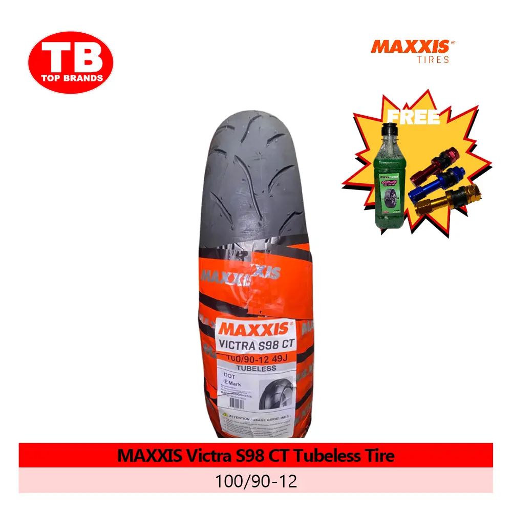 TIRE MAXXIS / TL 100/90-12 VICTRA S98 CT GIORNO/GRAVIS SRP2011 - LZD