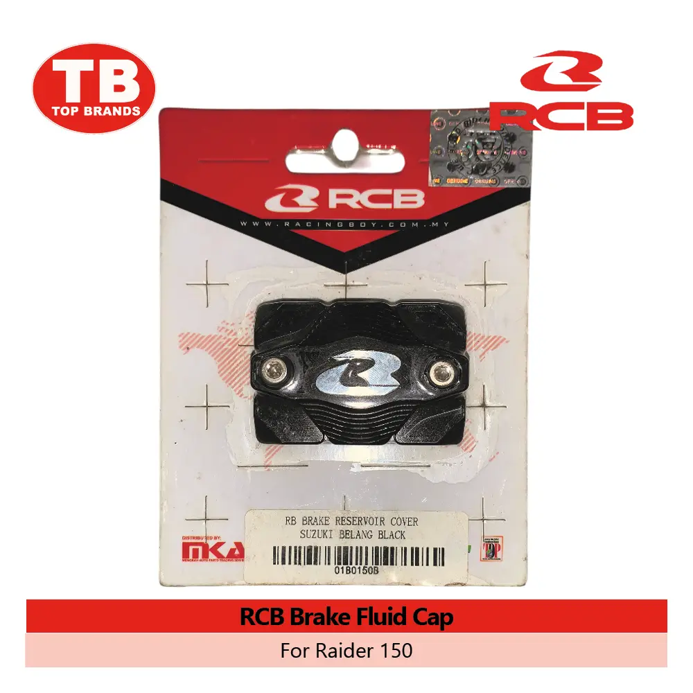 BRAKE FLUID CAP RCB / RAIDER150 BLACK - LZD 