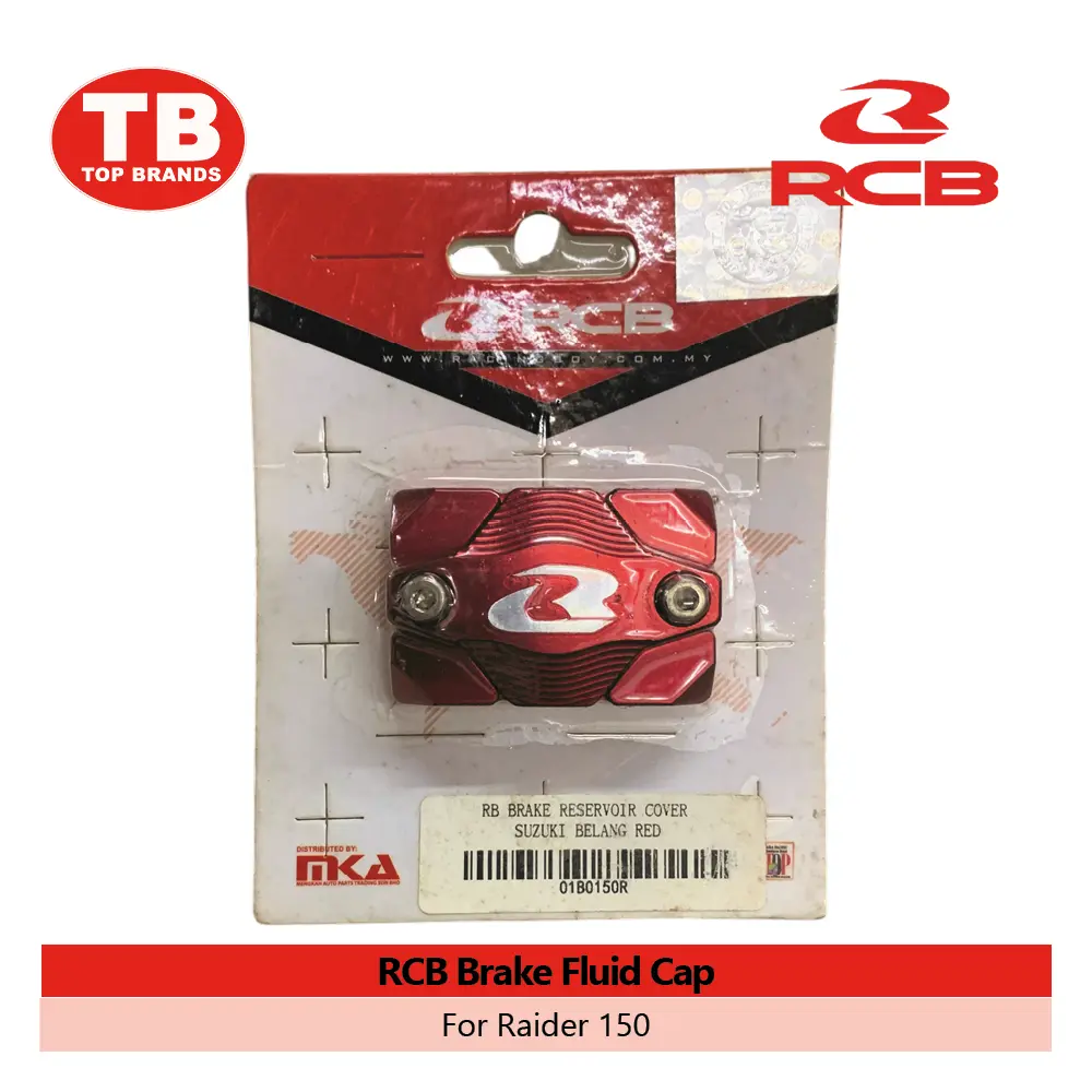 BRAKE FLUID CAP RCB / RAIDER150 RED - LZD 