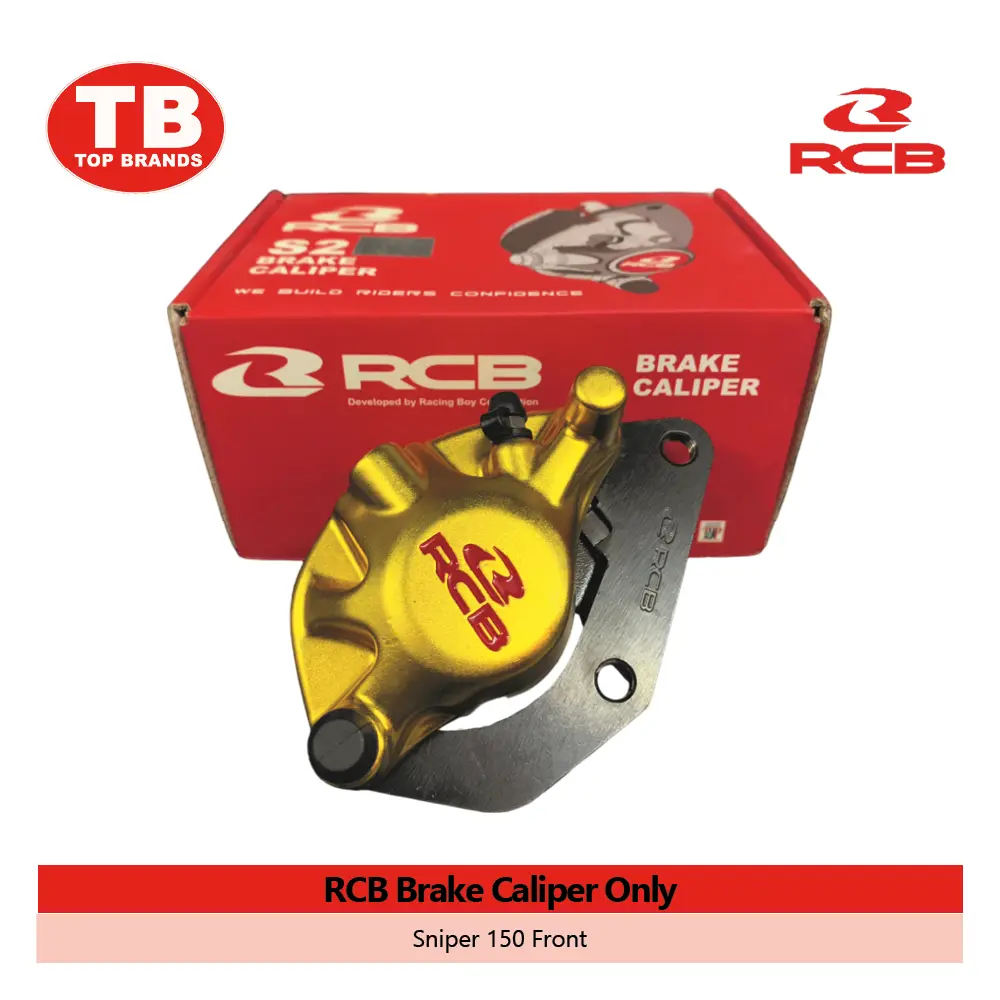 BRAKE CALIPER ONLY RCB / SNIPER150 FRONT GOLD - LZD 
