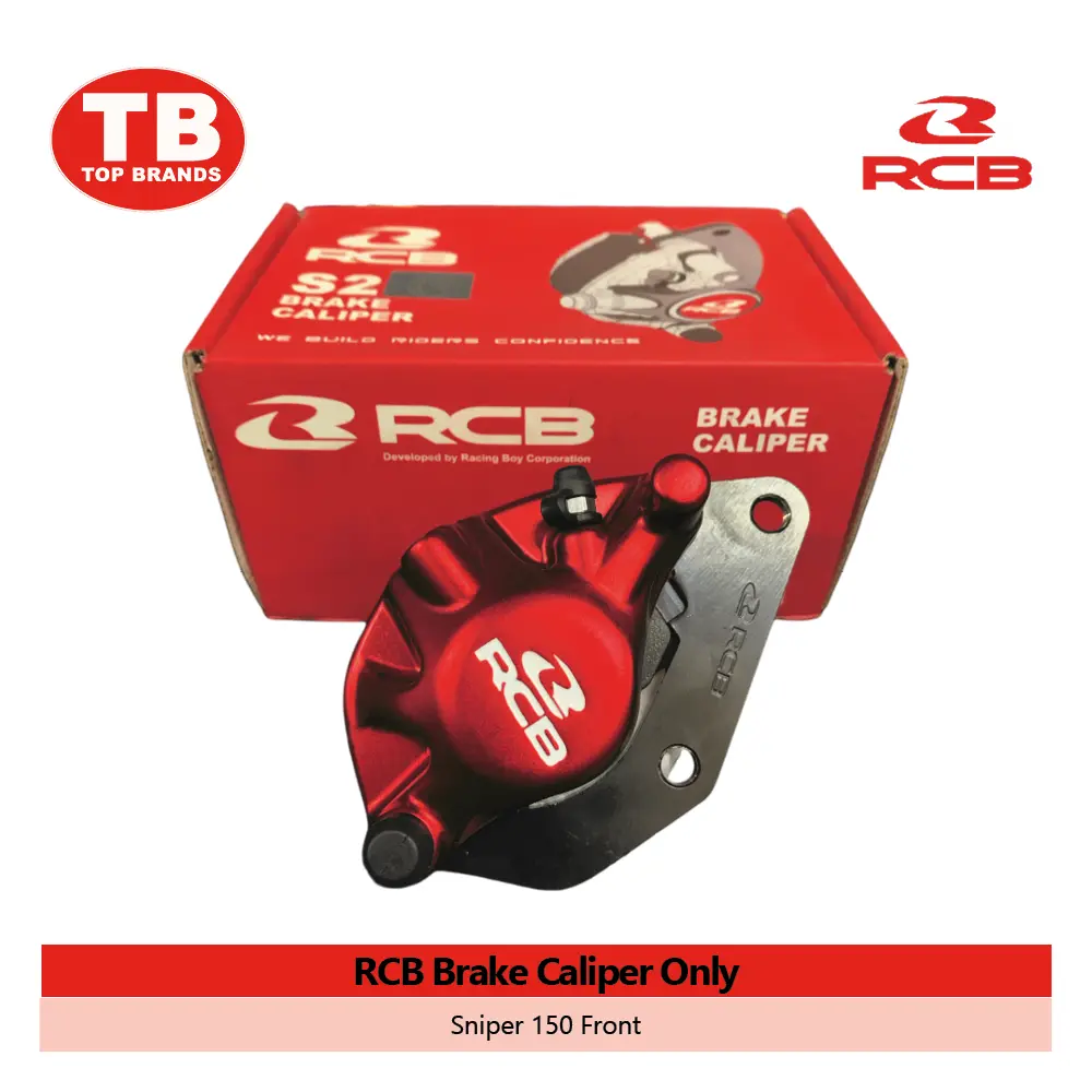 BRAKE CALIPER ONLY RCB / SNIPER150 FRONT RED - LZD 