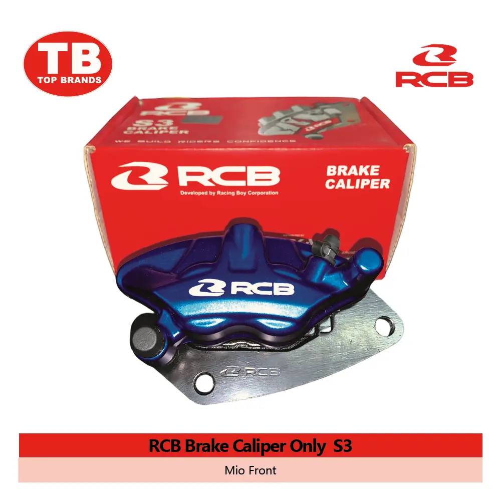 BRAKE CALIPER ONLY RCB S3 / MIO FRONT BLUE - LZD