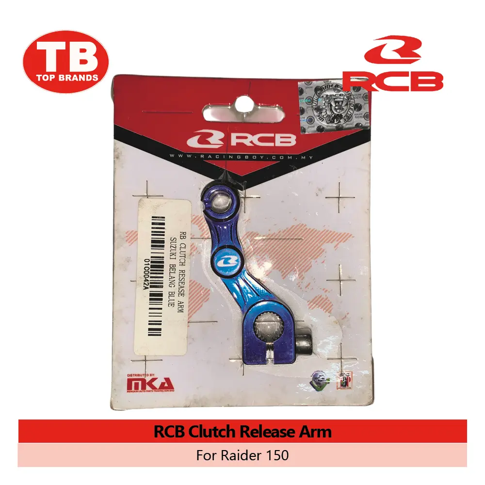CLUTCH RELEASE ARM RCB / RAIDER150 BLUE - LZD 