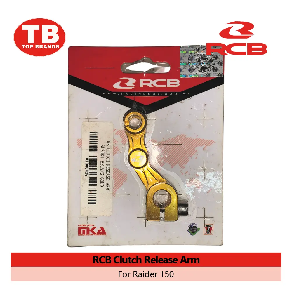 CLUTCH RELEASE ARM RCB / RAIDER150 GOLD - LZD 