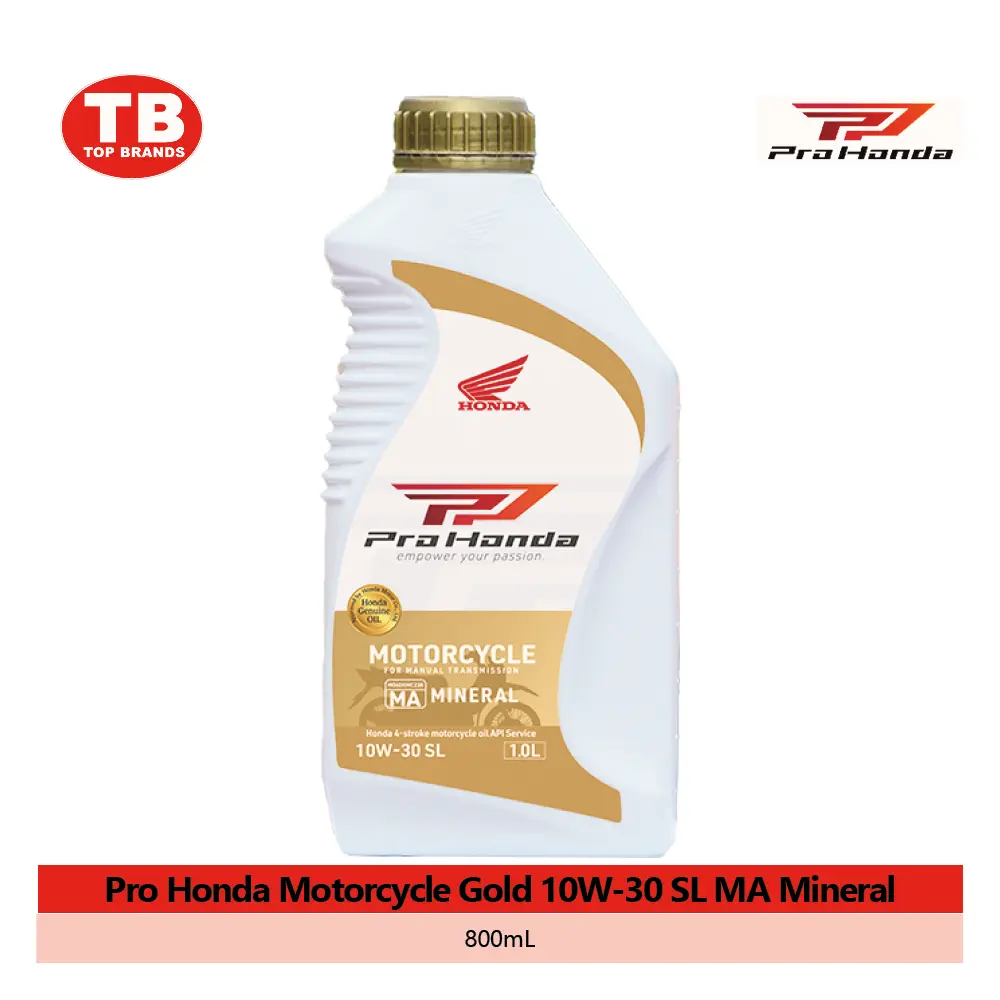 OIL ENGINE PRO HONDA GOLD / 24X800ML 10W-30 SL MA MINERAL / HPI - LZD