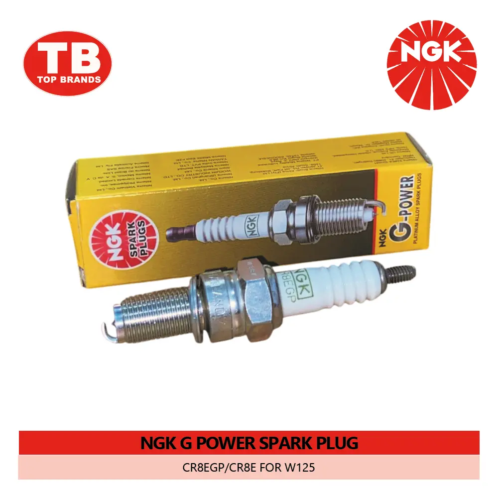 SPARK PLUG / CR8E/C8E / (ALSO RECOMMEND CR8EGP - PLATINUM) / NGK JAPAN - LZD