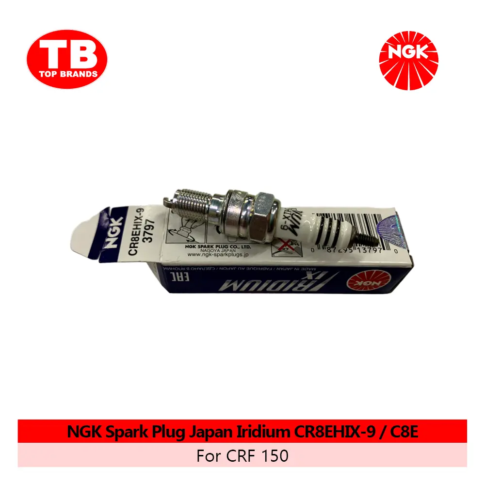 SPARK PLUG / CR8EHIX-9/C8E CRF150 / NGK IRIDIUM  - LZD