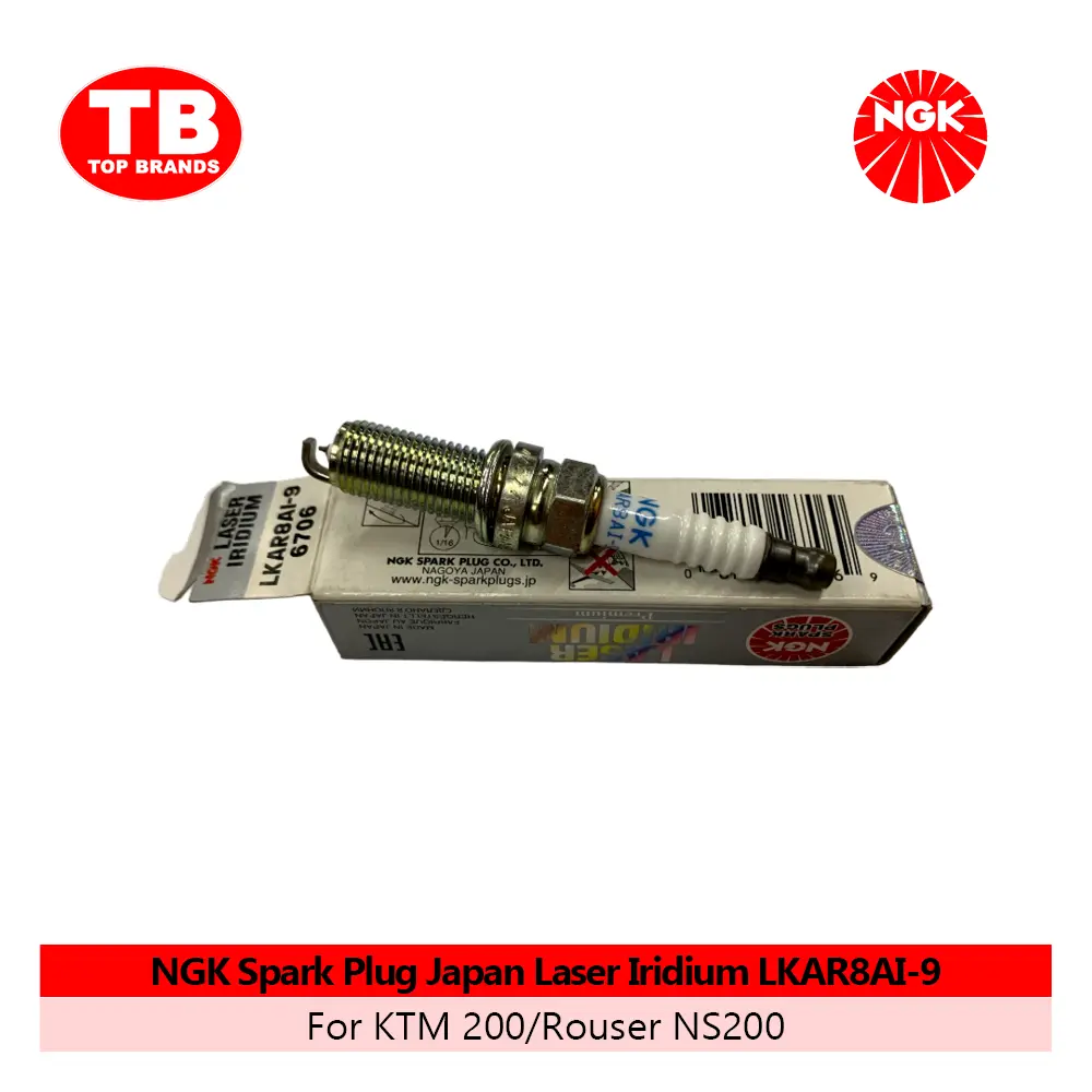 SPARK PLUG / LKAR8AI-9 KTM200 ROUSER  NS200 / NGK LASER IRIDIUM  - LZD