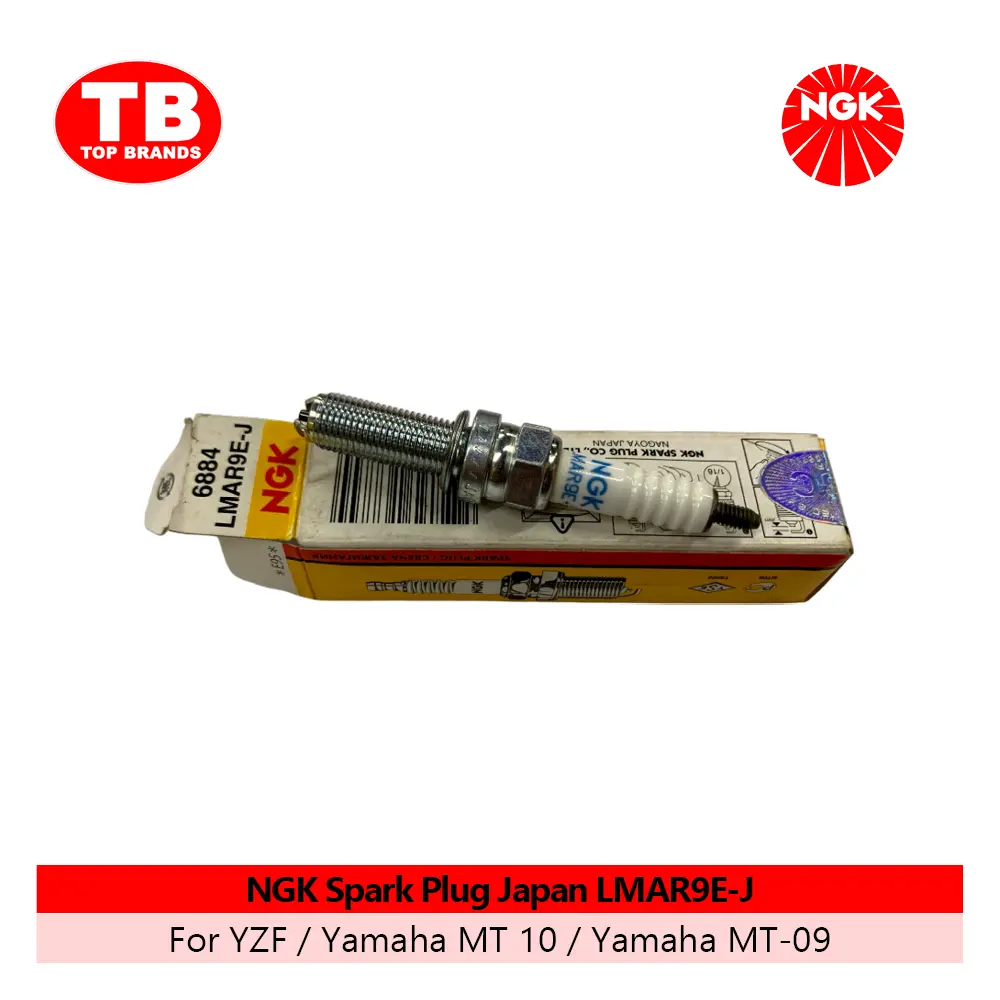 SPARK PLUG / LMAR9E-J YZF (YAMAHA MT-10, YAMAHA YZ 250 F, YAMAHA YZF-R1, YAMAHA MT-09) / NGK JAPAN  - LZD