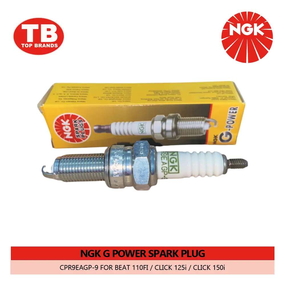 SPARK PLUG / CPR9EAGP-9 / 
 BEAT110 FI / CLICK125I / CLICK150I / NGK G POWER - LZD
