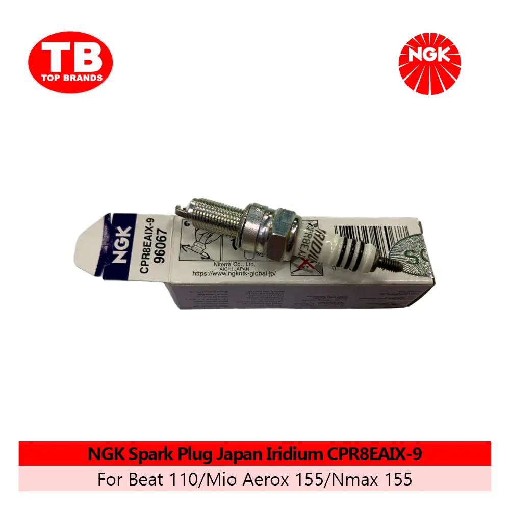 SPARK PLUG / CPR8EAIX-9 / BEAT110/MIO AEROX155/NMAX155 / NGK IRIDIUM  - LZD