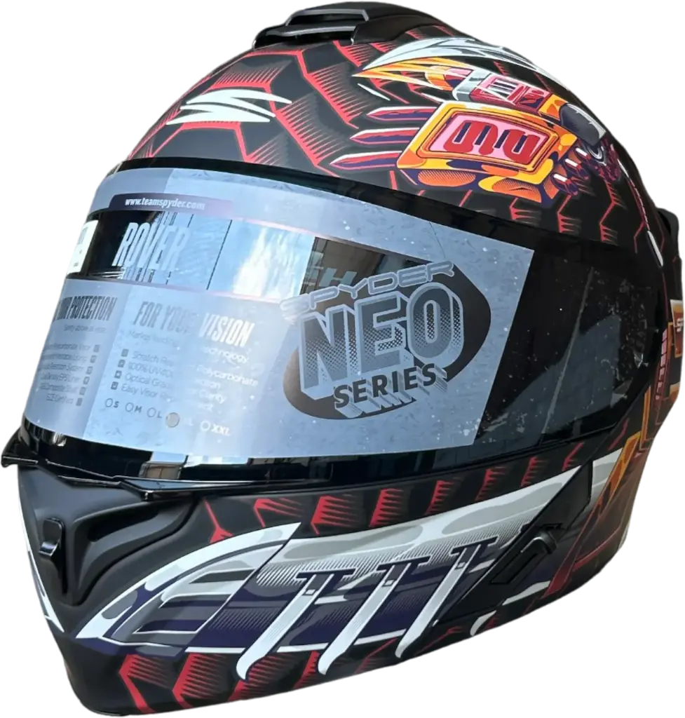 HELMET SPYDER NEO ROVER GD 361M_S / XL MATT BLACK/RED SLAYER - LZD