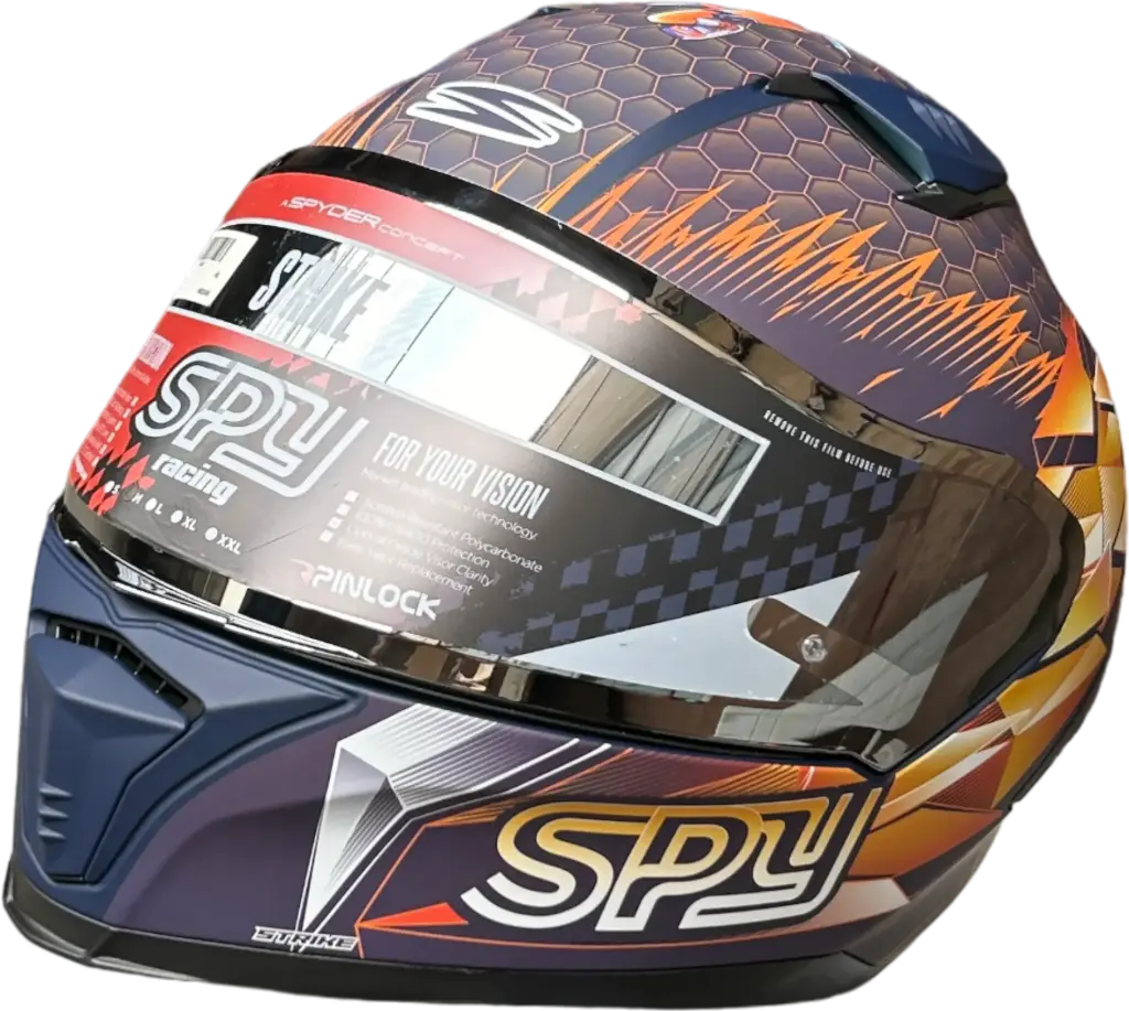 HELMET SPYDER STRIKE G 702M_SS / L MATT NBLUE/ORANGE S2 - LZD