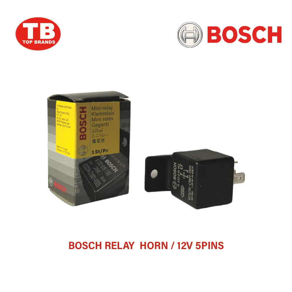 HORN RELAY BOSCH / 12V 5PINS - LZD