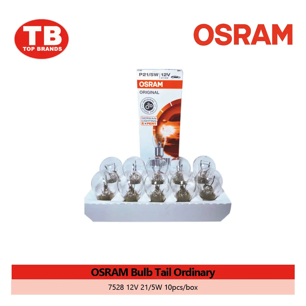 BULB TAIL ORD / 7528 12V 21/5W / OSRAM (10PCS/BOX) - LZD - FMV 
