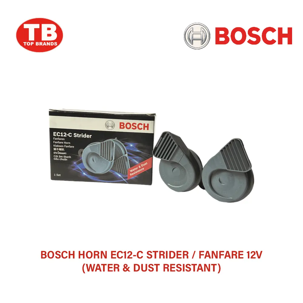 HORN BOSCH EC12-C STRIDER / FANFARE 12V WATER&DUST RESISTANT - LZD