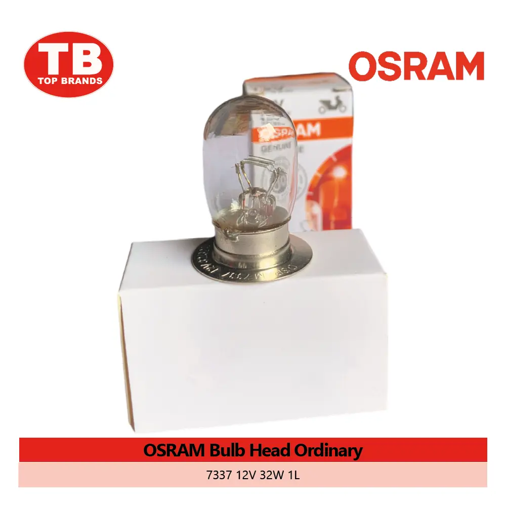 BULB HEAD ORD / 7337 12V 32/32W 1L / OSRAM (10PCS/BOX) - LZD 