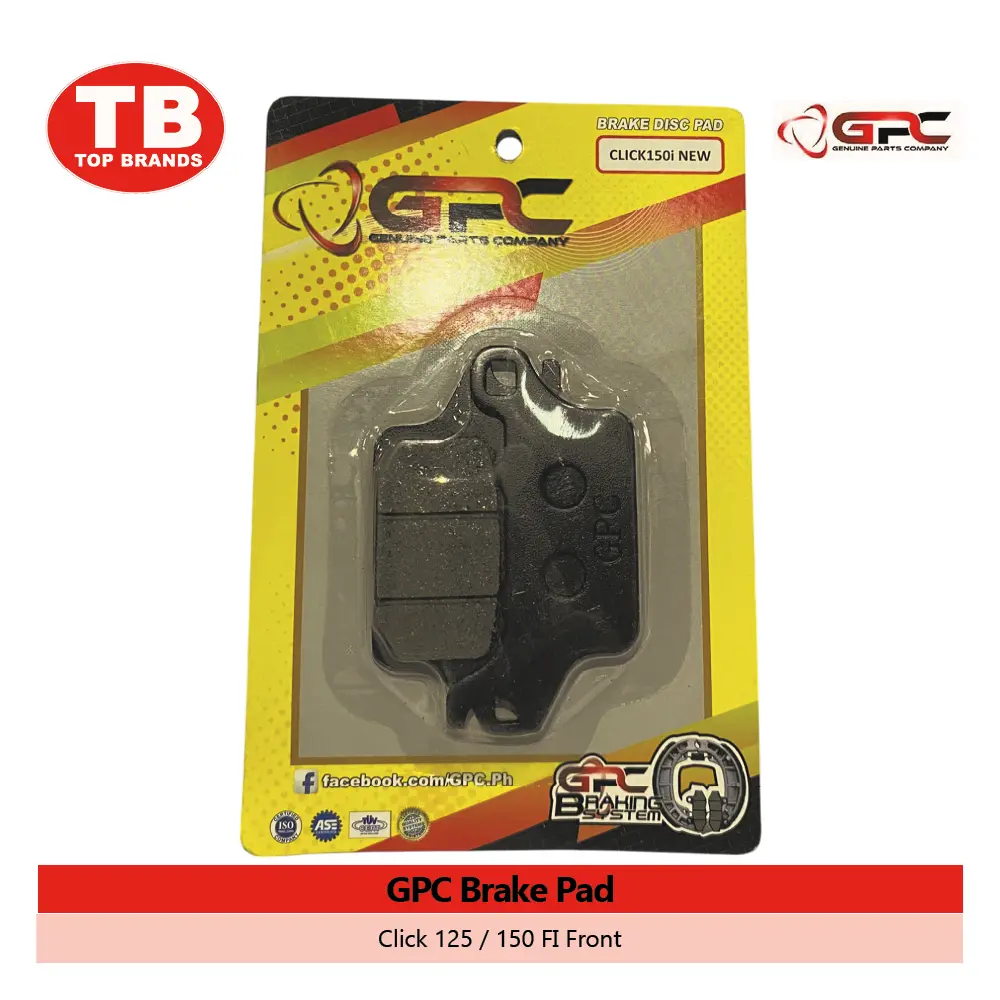 BRAKE PAD / CLICK125I/CLICK150I FRONT / GPC - LZD 