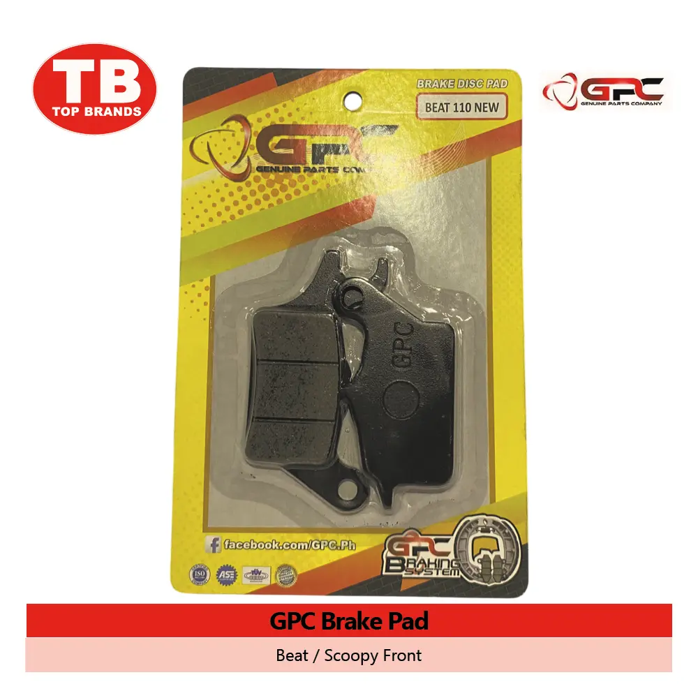 BRAKE PAD / BEAT CARB/BEAT FI/SCOOPY / GPC- FMV - LZD