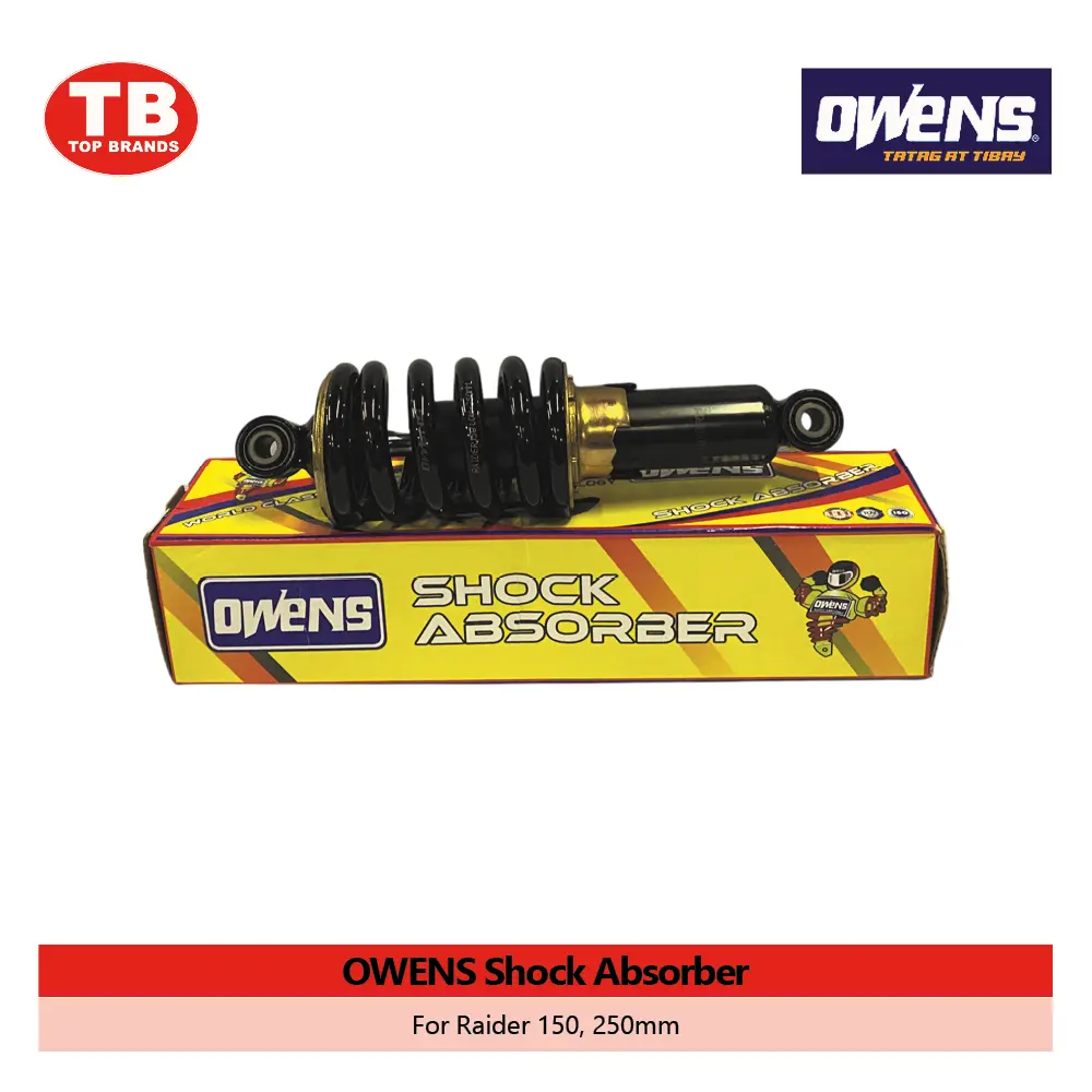 MONO SHOCK / RAIDER150 250MM BLACK / OWENS - LZD 