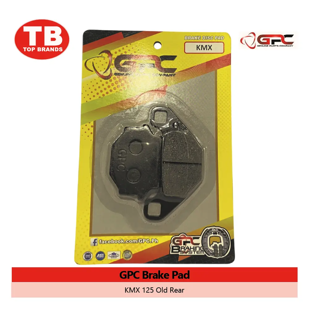 BRAKE PAD / KMX125/KYMCO REAR / GPC - LZD 