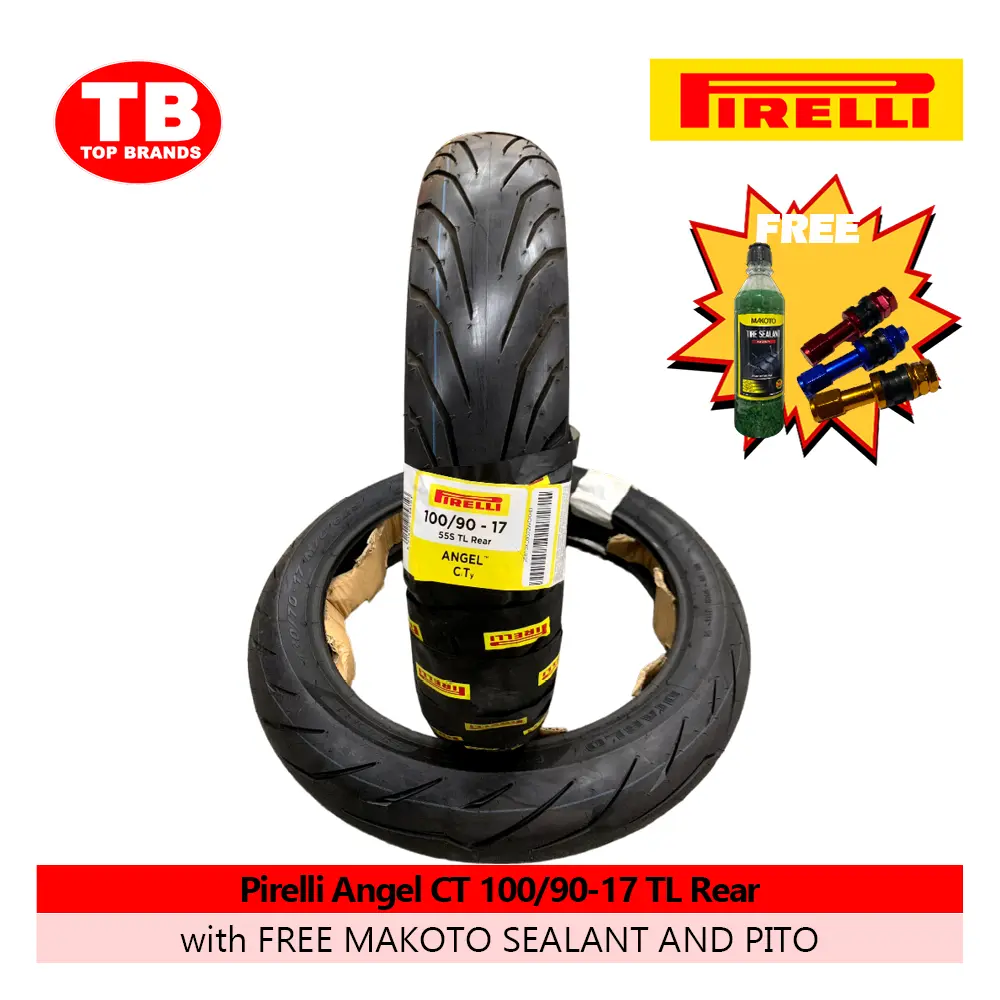 TIRE ANGEL CITY / 100/90-17 TLR (DOT 2022) / PIRELLI / - LZD