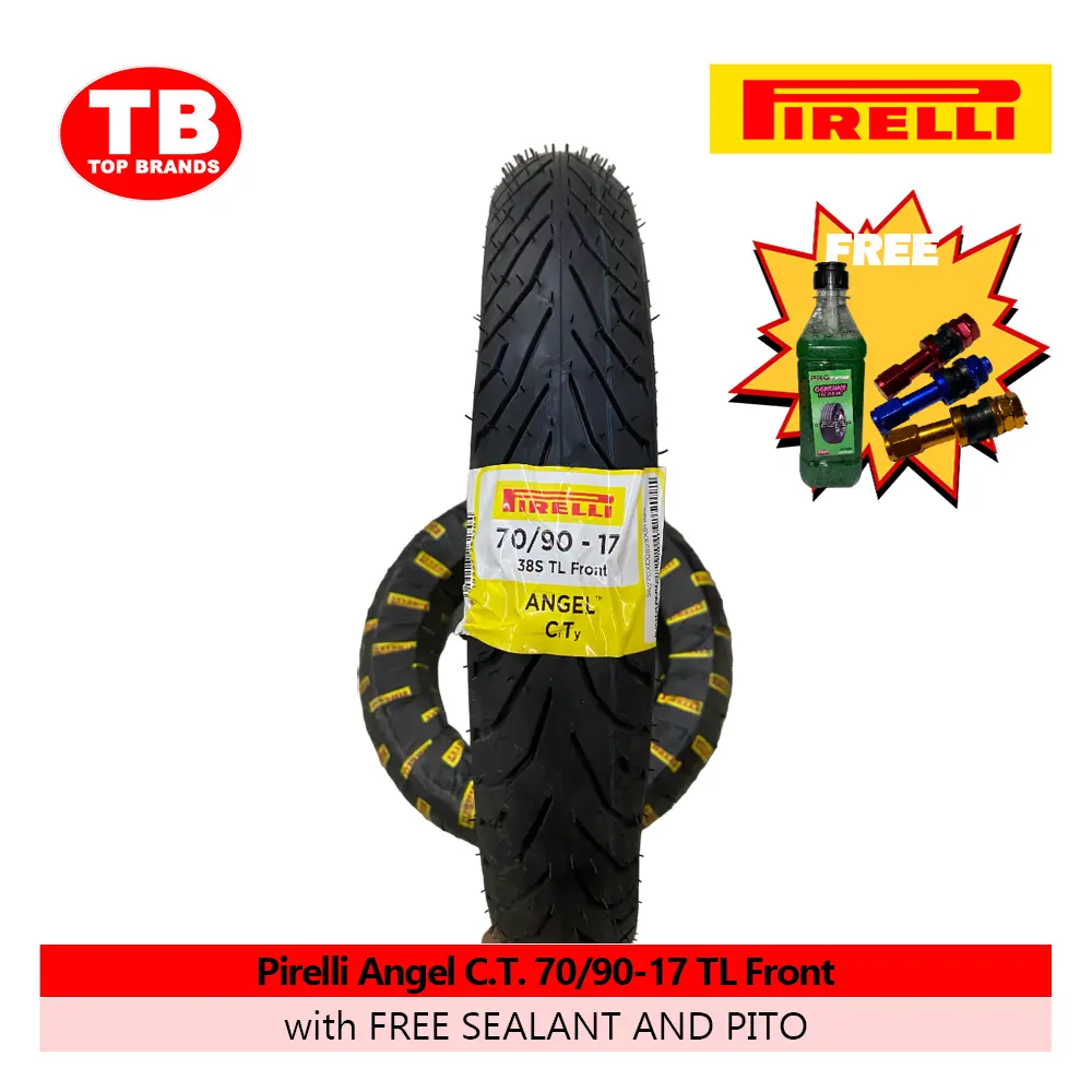 TIRE ANGEL CITY / 70/90-17 TLF (DOT 2024) / PIRELLI / - LZD