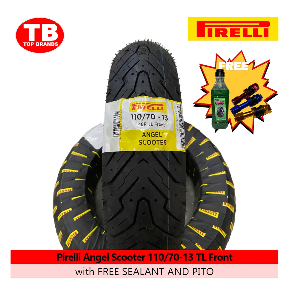 TIRE ANGEL SCOOTER / 110/70-13 TLF (DOT 2024) / PIRELLI / SRP3150 - LZD