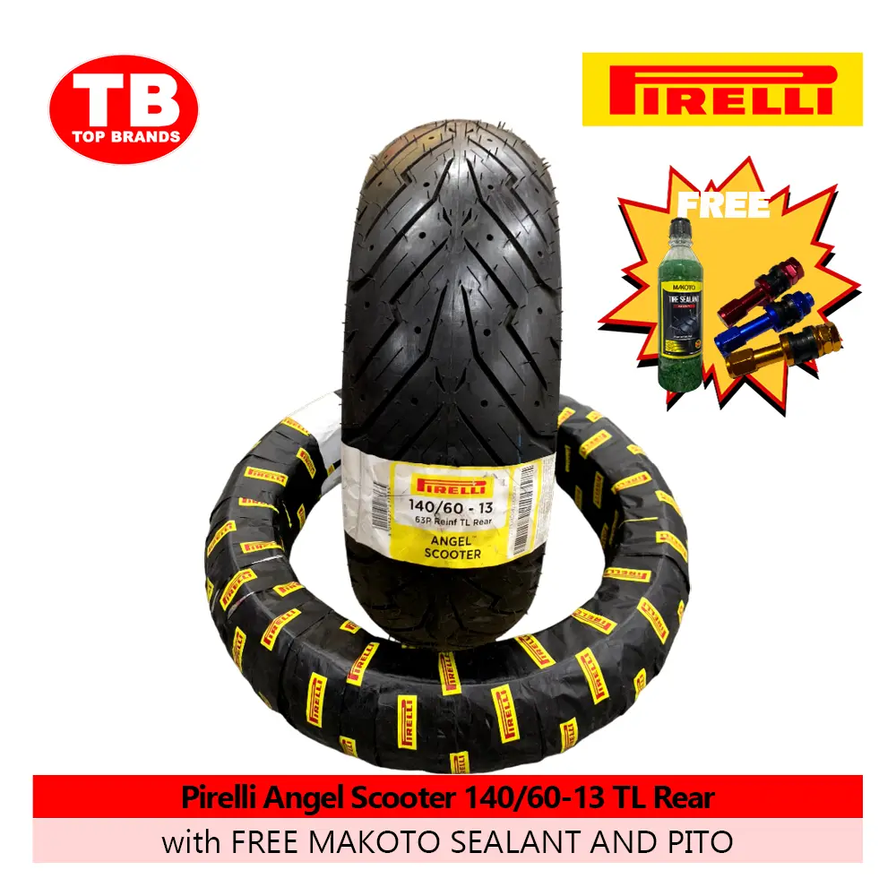 TIRE ANGEL SCOOTER / 140/60-13 TLR (DOT 2023) / PIRELLI / - LZD