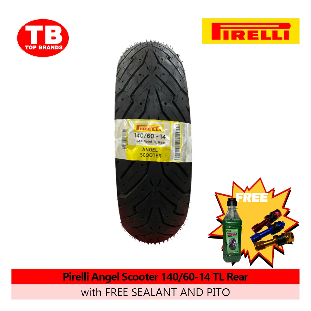 TIRE ANGEL SCOOTER / 140/60-14 TLR (DOT 2022) / PIRELLI / - LZD