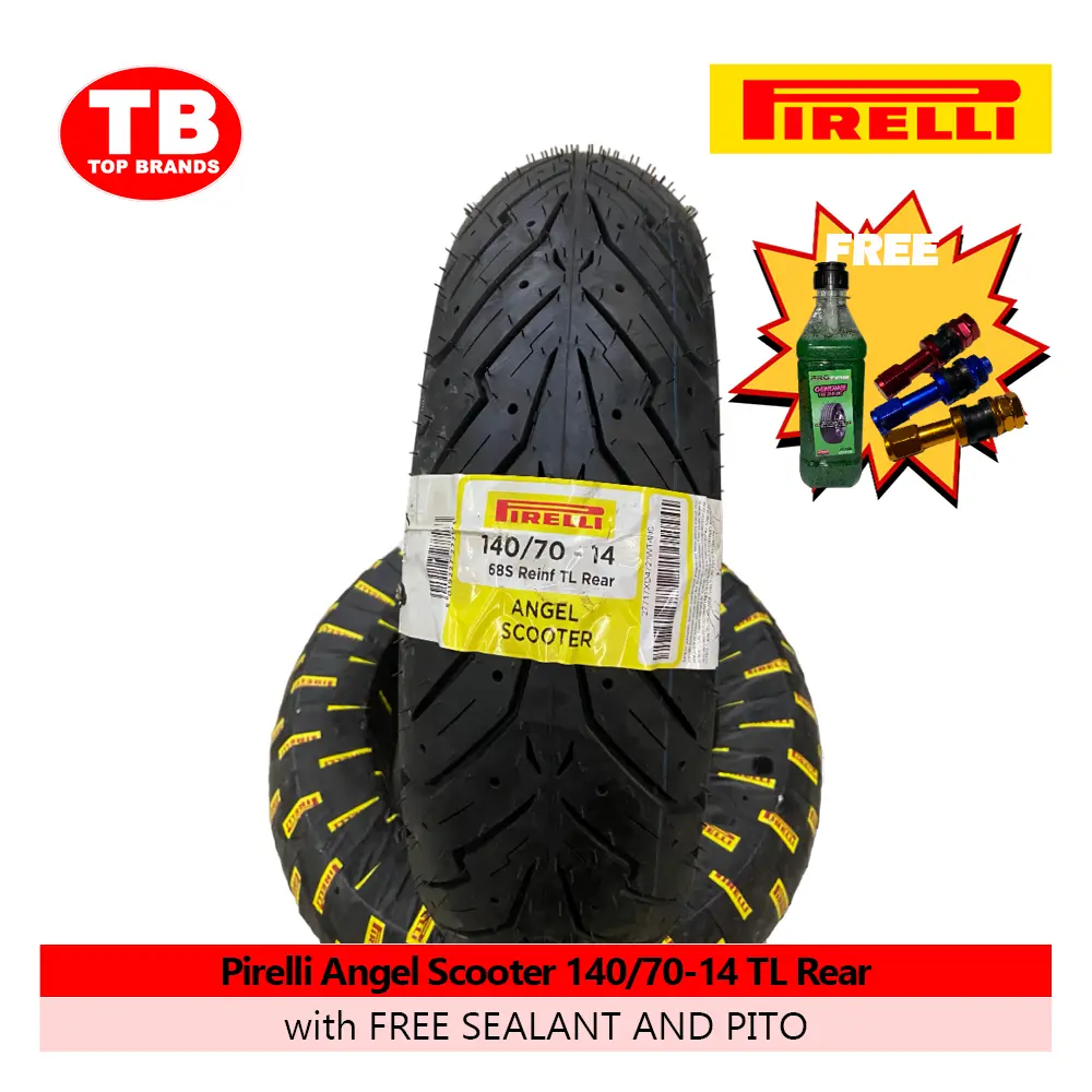 TIRE ANGEL SCOOTER / 140/70-14 TLR (DOT 2024) / PIRELLI / - LZD