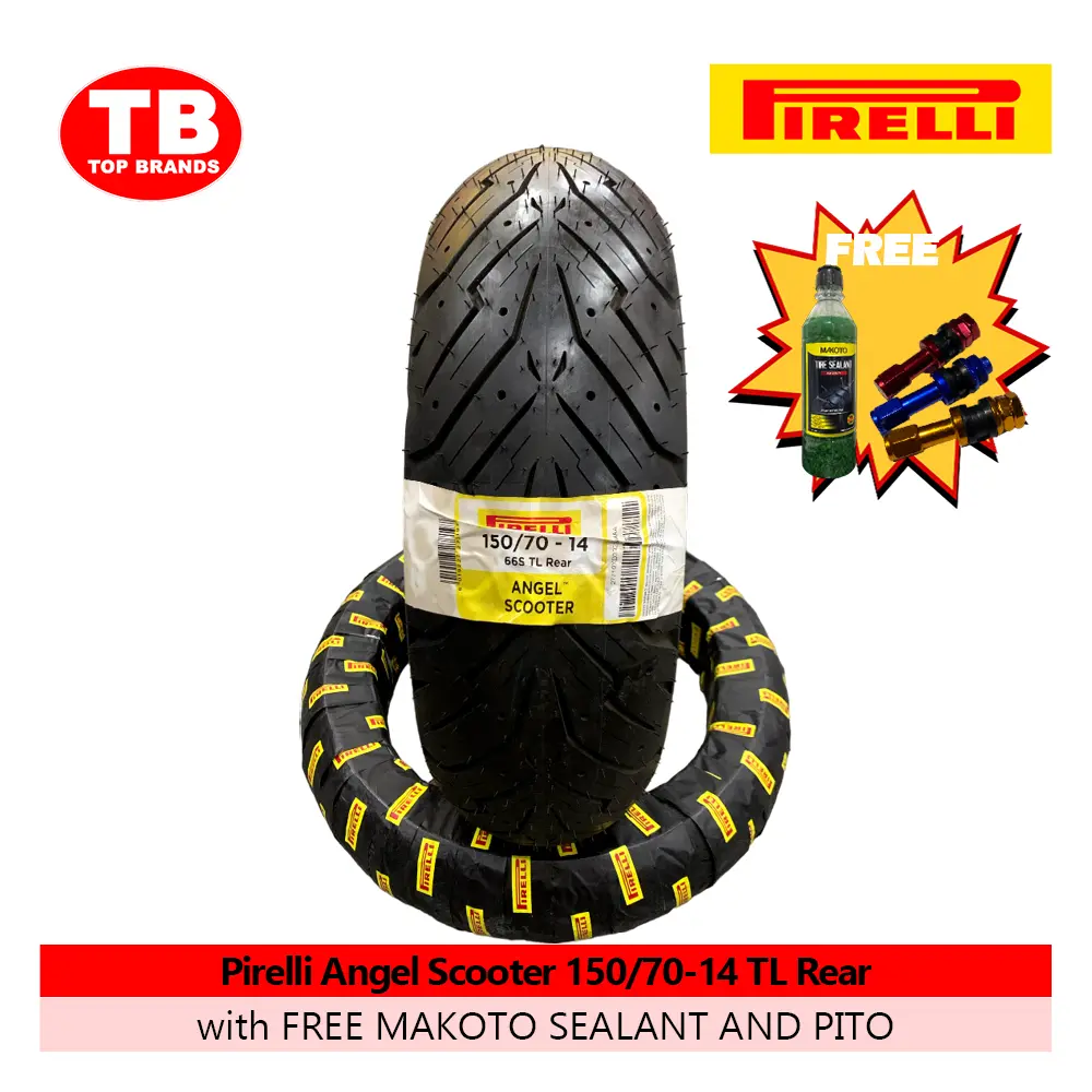 TIRE ANGEL SCOOTER / 150/70-14 TLR (DOT 2023) / PIRELLI / - LZD