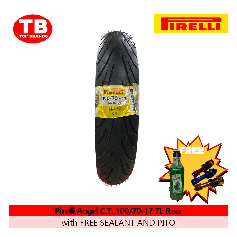 TIRE ANGEL CITY / 100/70-17 TLR (DOT 2023) / PIRELLI / - LZD