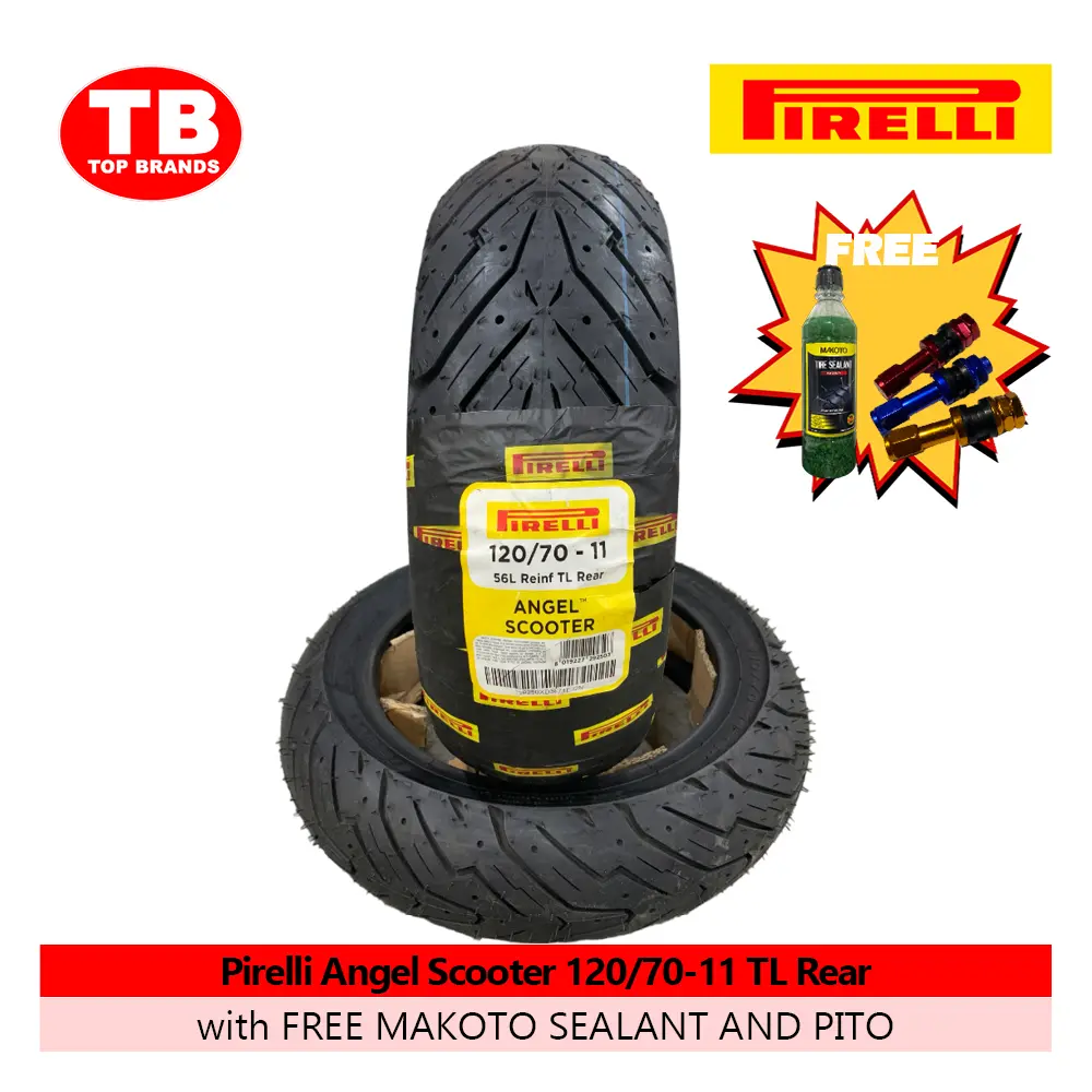 TIRE ANGEL SCOOTER / 120/70-11 TLF/R / PIRELLI / - LZD