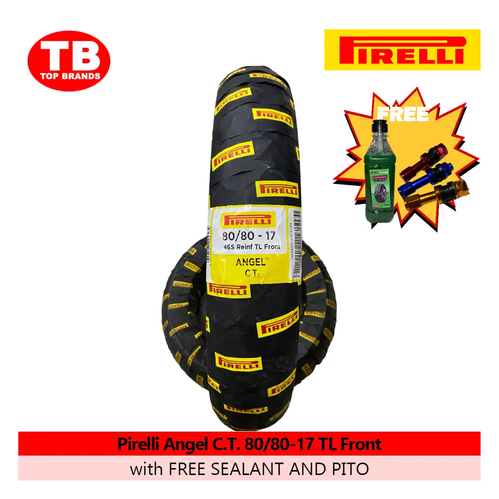 TIRE ANGEL CITY / 80/80-17 TLF (DOT 2022) / PIRELLI / - LZD